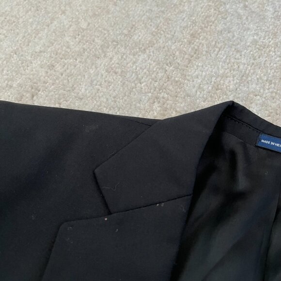 Stafford Performance Classic Fit Black Wool Blazer Suit Jacket 38S 38 Short - Picture 9 of 15